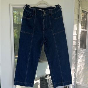 The Skipper High-Rise Wide-Leg Pants by Pilcro: Denim Edition from ANTHROPOLOGIE